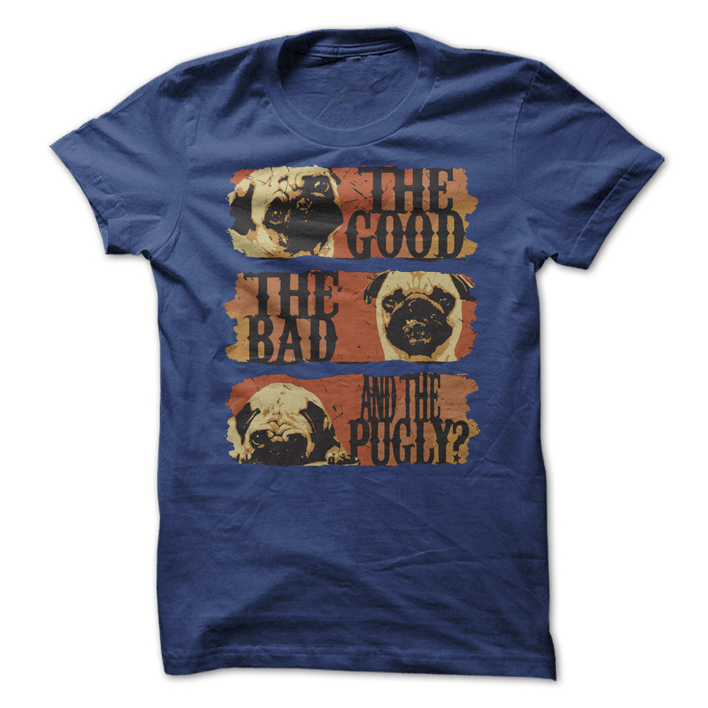 funny pug t-shirt