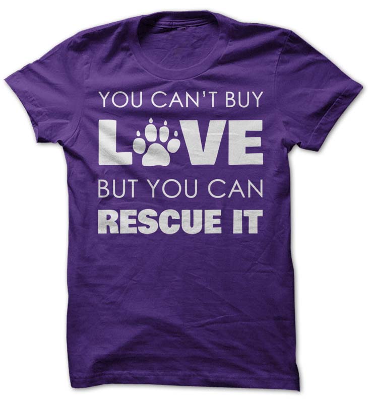 dog rescue t-shirt